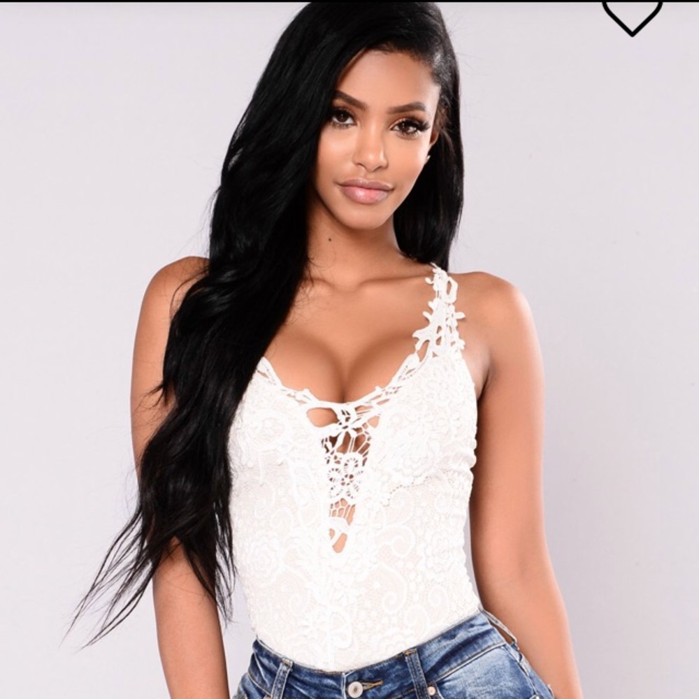 Turn Up on Me Bodysuit - Ivory